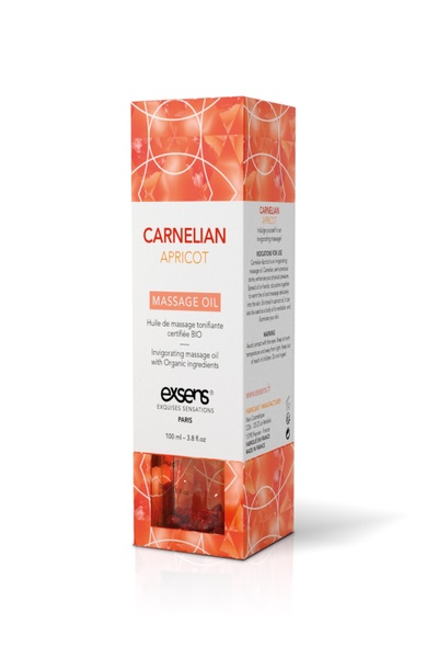 Масажна олія EXSENS ORGANIC MASSAGE OIL CARNELIAN APRICOT 100ML, T252349