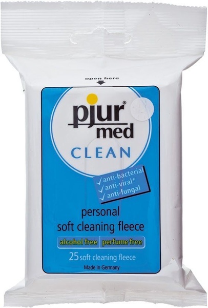 Вологі серветки pjur MED Clean 25 штук, PJ10430 PJ10430 фото