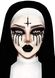 Маска из страз Possessed face jewels sticker Leg Avenue , EYE038