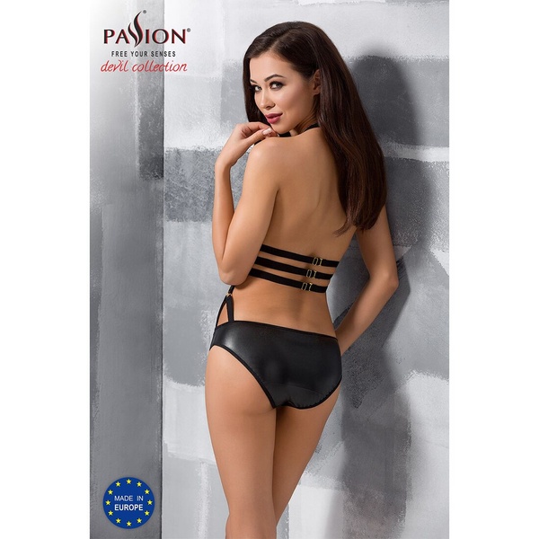 Боді монокіні під латекс Passion Exclusive LAMIS BODY L/XL, black Чорний, PS24801 PS24801 фото