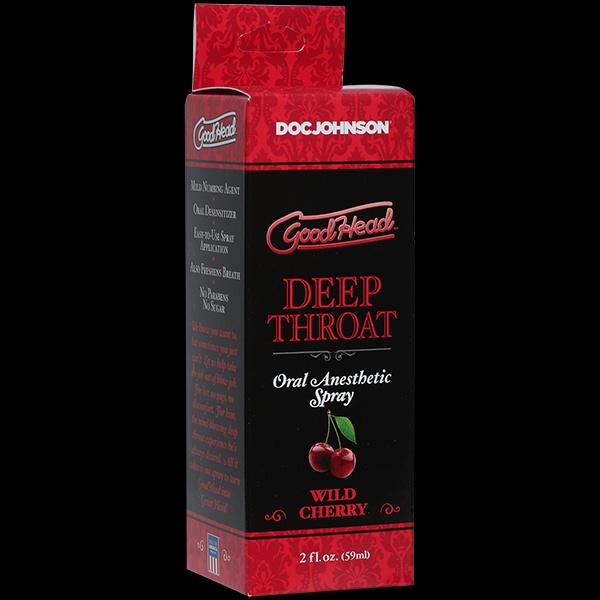 Спрей для мінету Doc Johnson GoodHead DeepThroat Spray - Wild Cherry 59 мл для глибокого мінету , SO2800 SO2800 фото