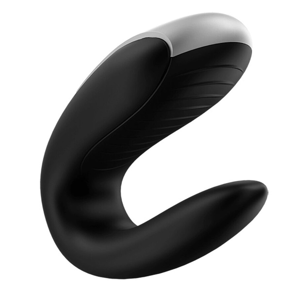 Смарт-вибратор для пар Satisfyer Double Fun (Black) с пультом ДУ SO5058 SO5058 фото