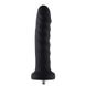 Силіконовий фалоімітатор для секс-машин Hismith 7.1″ Anal Dildo Black, система KlicLok , SO6201 SO6201 фото 3