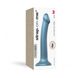 Насадка для страпона Strap-On-Me Mono Density Dildo Blue M, диам. 3,3см, однослойный силикон, гибкий SO3569 SO3569 фото 3