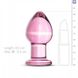 Пробка стекло розовая Gildo Pink Glass Buttplug No. 26 , G60414