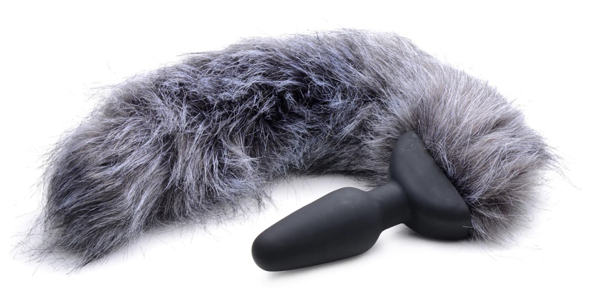 Анальна пробка хвостик із вібрацією Tailz Vibrating Anal Plug With Tail - Fox , XR33741