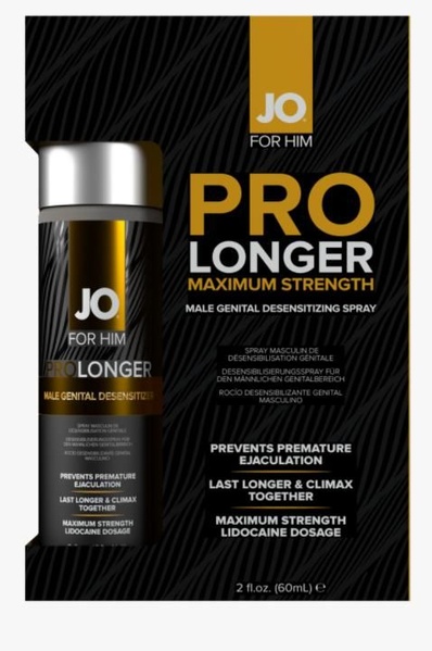 Пролонгирующий спрей System JO Prolonger Spray with Lidocaine (60 мл), не содержит минеральных масел SO4098 SO4098 фото