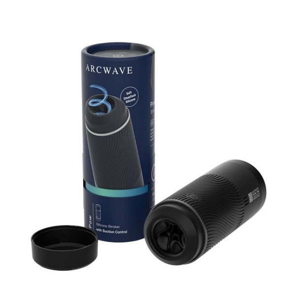 Мастурбатор премиум-класса с контролем всасывания Arcwave Pow Stroker Black , W44122