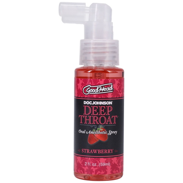 Спрей для минета Doc Johnson GoodHead DeepThroat Spray – Sweet Strawberry 59 мл для глубокого минета SO2801 SO2801 фото