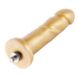 Золотий фалоімітатор Hismith 6.8″ Golden Silicone Dildo, система KlicLok , SO6202 SO6202 фото 1