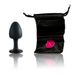 Анальная пробка Dorcel Geisha Plug Ruby XL с шариком внутри, создает вибрации, макс диаметр 4,5см Черный MD1335 MD1335 фото 5