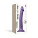 Насадка для страпону Strap-On-Me Mono Density Dildo Violet M, діам. 3,3 см, одношаровий силікон, гну , SO3570 SO3570 фото 4