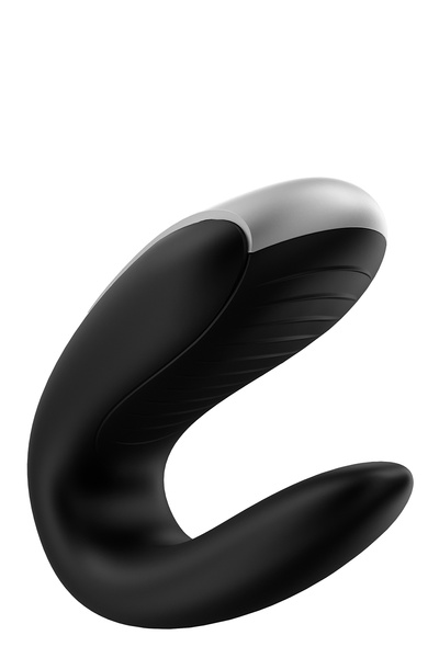 T360146 вібратор для пар з фірмовим пультом управління Satisfyer DOUBLE fun BLACK , T360146