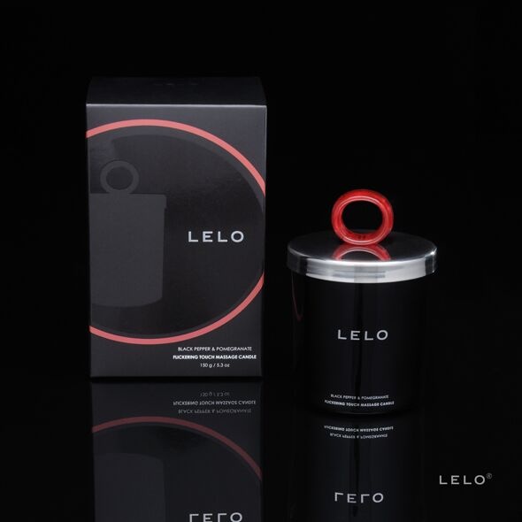 Масажна свічка LELO Massage Candle Black Pepper & Pomegranate, соєвий віск, 36 годин горіння , SO8127 SO8127 фото