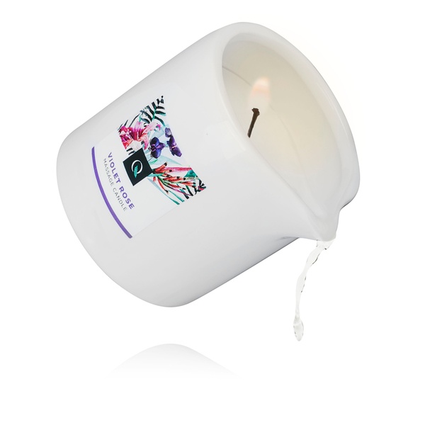 EX-MC-02-200 Массажная свеча Exotiq Massage Candle Violet Rose 200 г , EX-MC-02-200