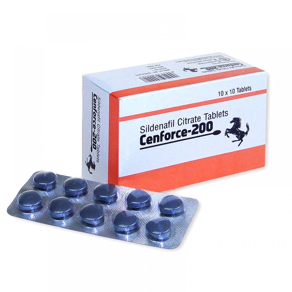 Збуджуючі таблетки для чоловіків CENFORCE 200 мг Силденафіл 10 таб LMOB88071 фото