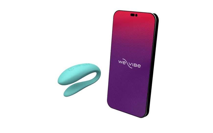 Смарт-вібратор для пар We-Vibe Sync Lite Aqua, 10 віброрежимів, можна поєднувати з проникним сексом , SO8767 SO8767 фото