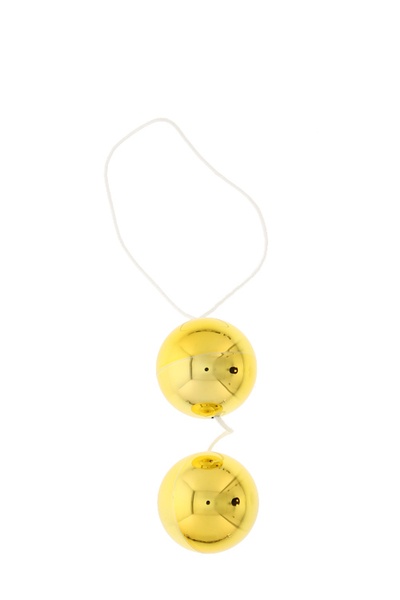 Вагінальні кульки DUO BALLS, GOLD , DT50482