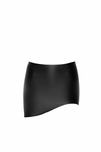 Міні спідниця Noir Handmade Legacy F305 wetlook mini skirt, розмір S, 12776/F305