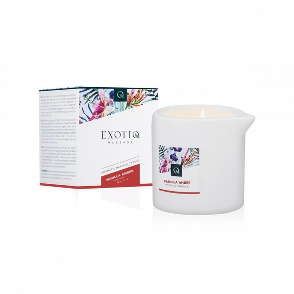 Масажна Свічка Exotiq Massage Candle Vanilla Amber - 60 мл , 215650