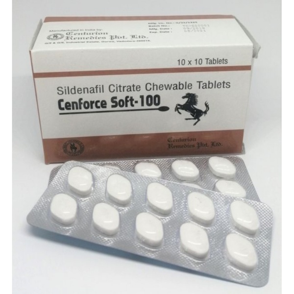 Збуджувальні таблетки CENFORCE SOFT 100 мг 10 таб. LMOB88173 фото
