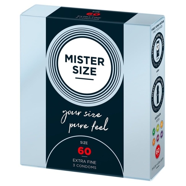 Презервативи Mister Size 60mm pack of 3, 4137550000 4137550000 фото