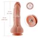 Ультрареалістичний фалоімітатор для секс-машин Hismith 8.3″ 2-layers Silicone Flesh Dildo, 2-шаровий , SO6204 SO6204 фото 7