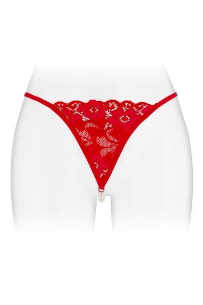 Трусики-стрінги з перлинною ниткою Fashion Secret VENUSINA Red, SO2250 SO2250 фото