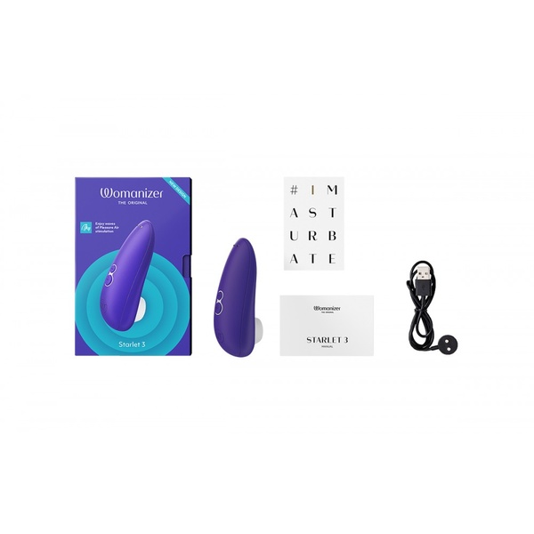 Вакуумный клиторальный стимулятор Womanizer Starlet 3 Indigo , W44085