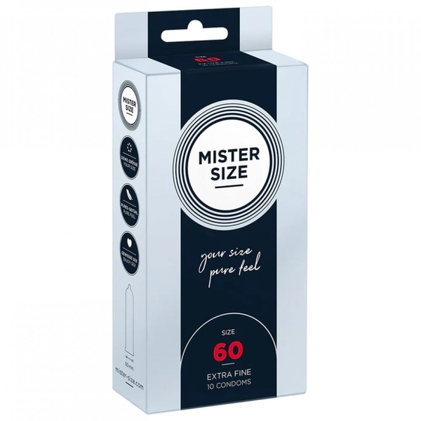 Презервативы Mister Size 60mm pack of 10 , 4137630000