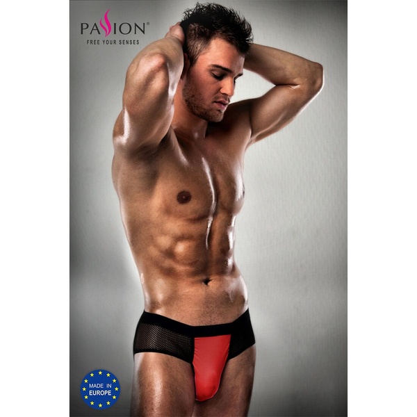 Распродажа!!! Мужские трусики с красным гульфиком Passion 007 THONG red XXL/XXXL Красный PSM0079 PSM0079 фото