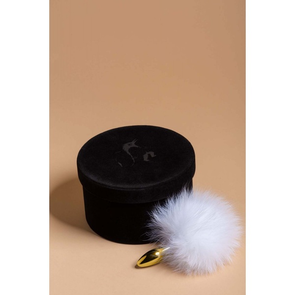 Анаальная пробка Upko Rabbit Fur Bunny Tail Small Butt Plug , U64231