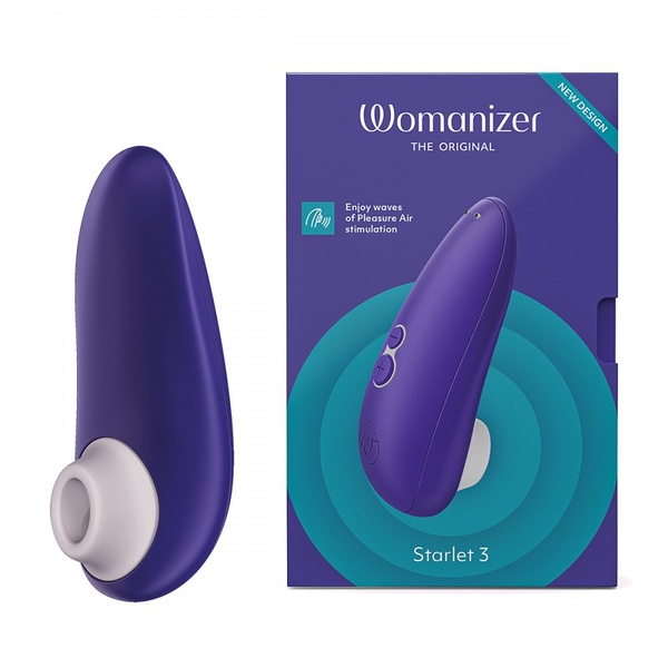 Вакуумний кліторальний стимулятор Womanizer Starlet 3 Indigo , W44085