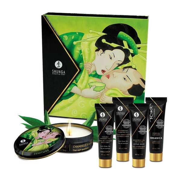 Подарочный набор Shunga GEISHAS SECRETS ORGANICA - Exotic Green Tea: для шикарной ночи вдвоем SO2558 SO2558 фото