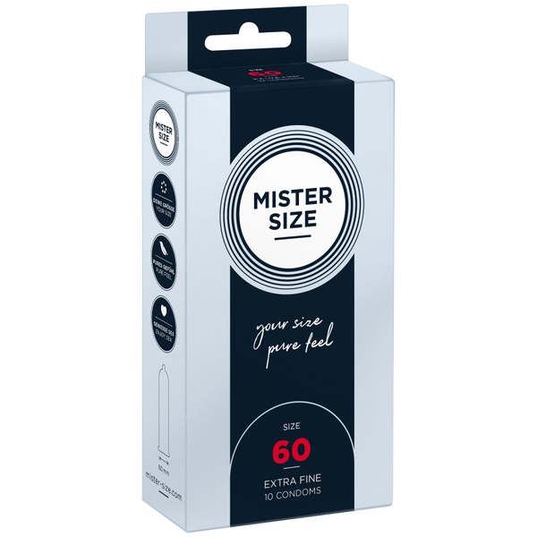 Презервативы Mister Size - pure feel - 60 (10 condoms), толщина 0,05 мм SO8046