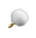 Анаальная пробка Upko Rabbit Fur Bunny Tail Small Butt Plug , U64231