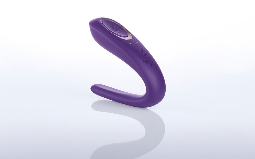 Вібратор для пар Satisfyer Double Classic з одним моторчиком Фіолетовий, SO1235 SO1235 фото