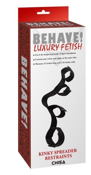 Розпірка з фіксаторами для рук і ніг Chisa Behave Luxury Fetish , CH15302