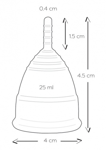 Менструальные чаши Mae B Menstrual Cups Size S - Pink , MB10950