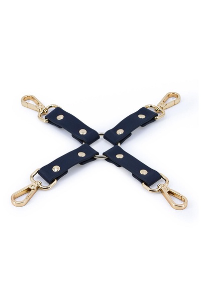 Хрестоподібний фіксатор NS Novelties BONDAGE COUTURE HOG TIE BLUE, T280885