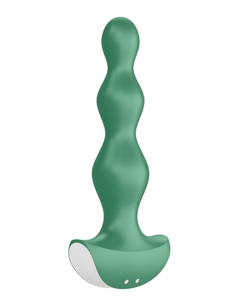 Анальный стимулятор-бусины с двумя моторами Satisfyer Lolli-Plug 2 Green SO4926 SO4926 фото