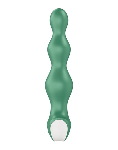 Анальный стимулятор-бусины с двумя моторами Satisfyer Lolli-Plug 2 Green SO4926 SO4926 фото