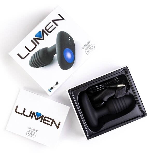 Інтерактивна анальна пробка OhMiBod Lumen powered by KIIROO , SO5224 SO5224 фото