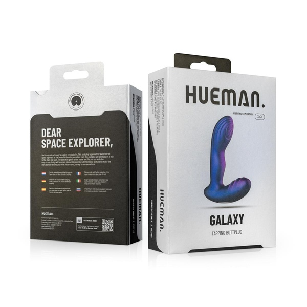 Масажер простати Hueman – Tappende Buttplug, 14794/HUE017