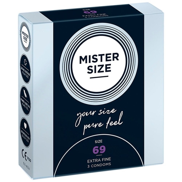 Презервативи Mister Size 69mm pack of 3, 4138100000 4138100000 фото