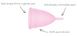 Менструальные чаши Mae B Menstrual Cups Size S - Pink , MB10950