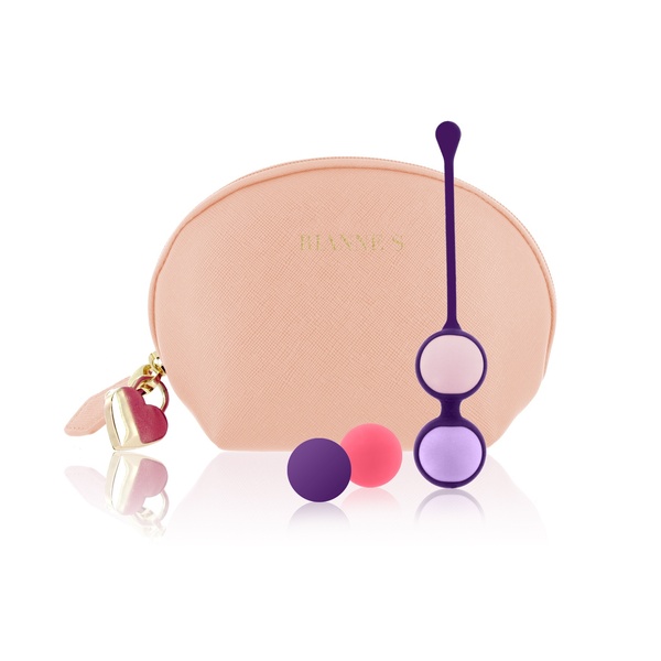 Вагінальні кульки 4шт Rianne s Pussy Playballs Purple ROSE , 272138