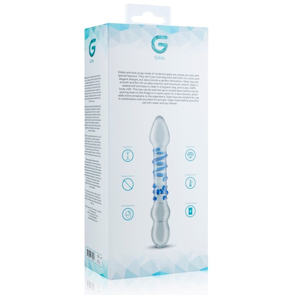 Скляний дилдо Gildo Glass Dildo No. 21 , SO4589