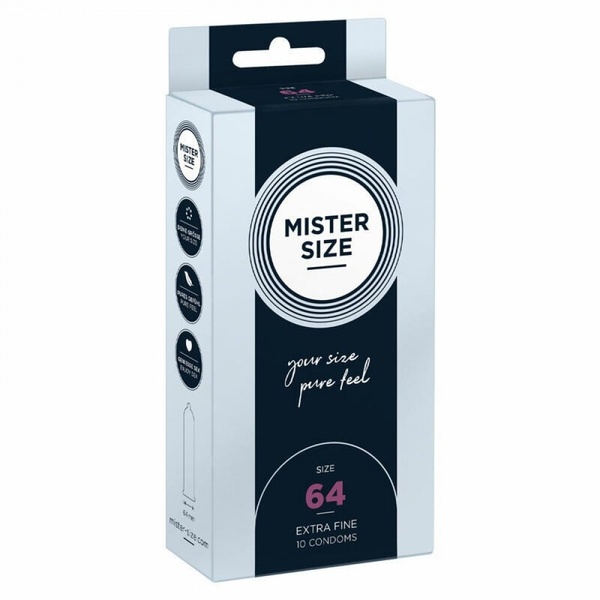 Презервативы Mister Size 64mm pack of 10 , 4137980000 4137980000 фото