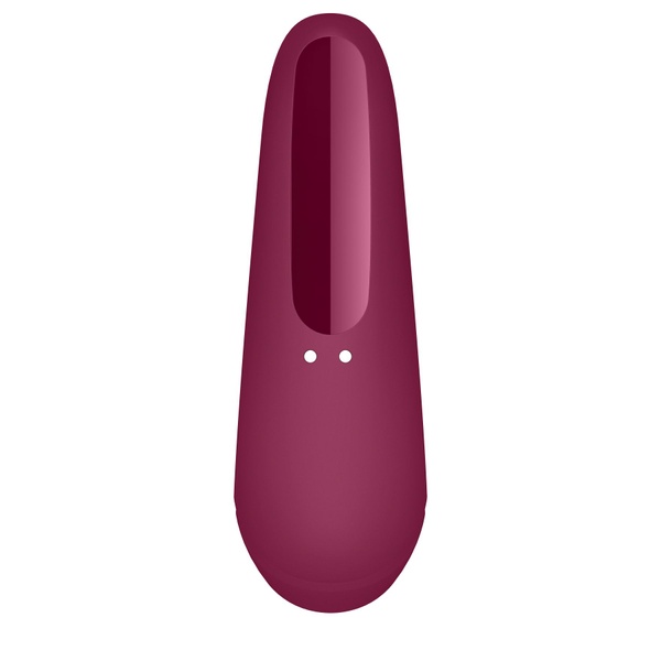 Вакуумный клиторальный стимулятор Satisfyer Curvy 1+ Rose Red с управлением через интернет SO3780 SO3780 фото